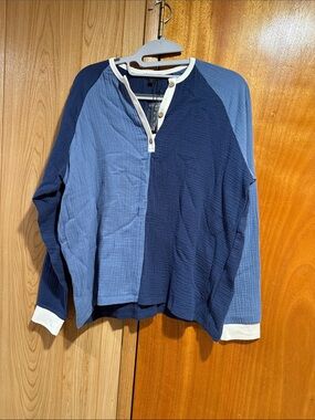 Paniz Color Block Cotton Top